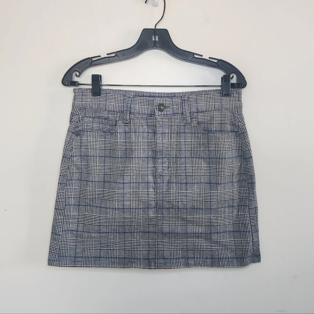 Women's American Eagle Outfitters Plaid Mini Skirt Sz 6